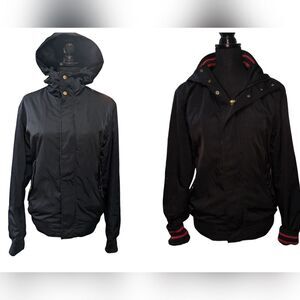 Truth Black (red) Convertible Bomber Jacket, Size Small